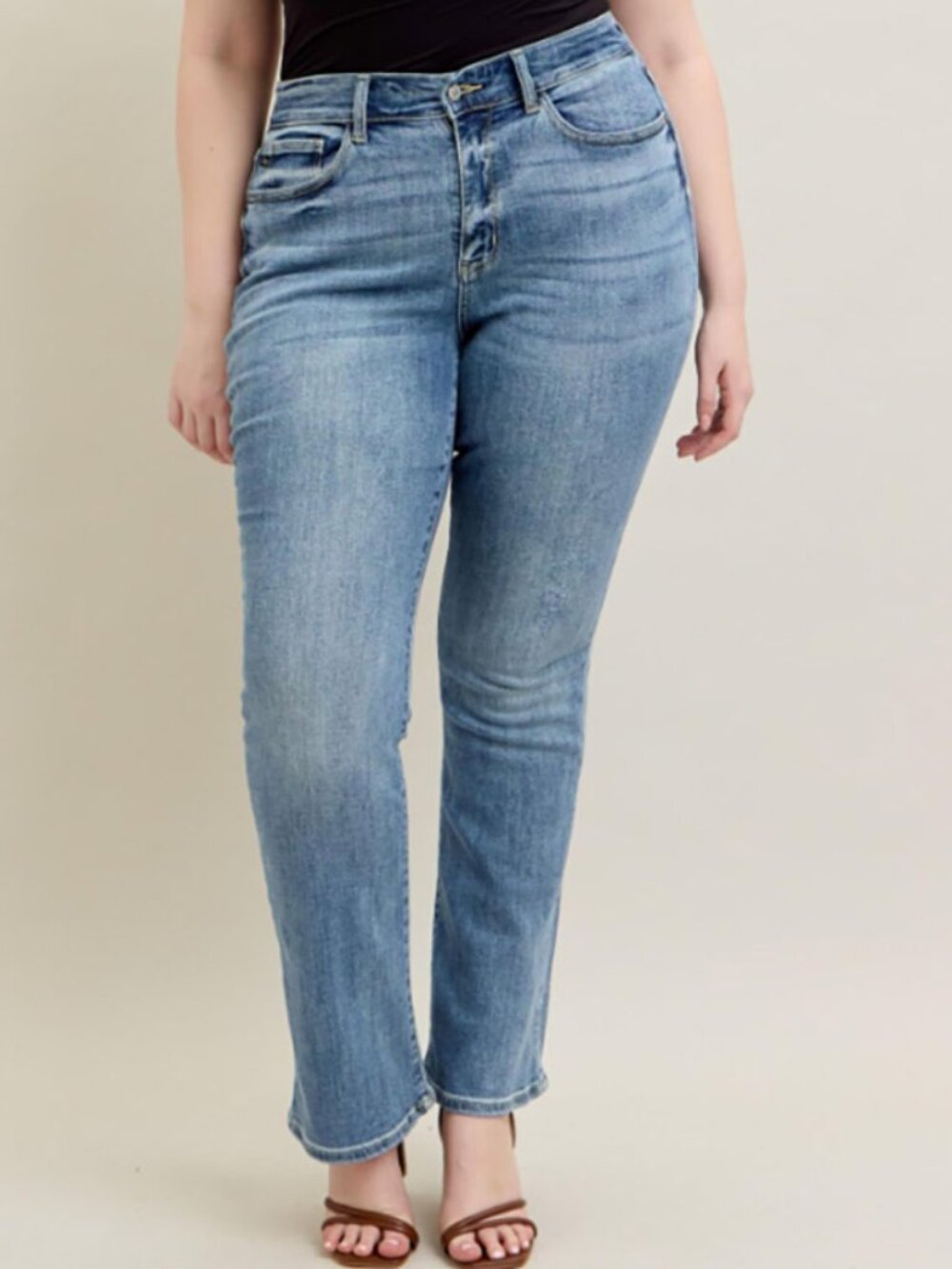 Judy Blue PLUS Mid-Rise Bootcut Jeans